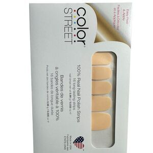 Color Street Nail Polish Strips Havana Honey Beige 16 Strips